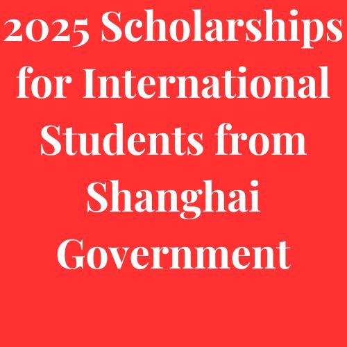 2025 Scholarships for International Students from Shanghai Government